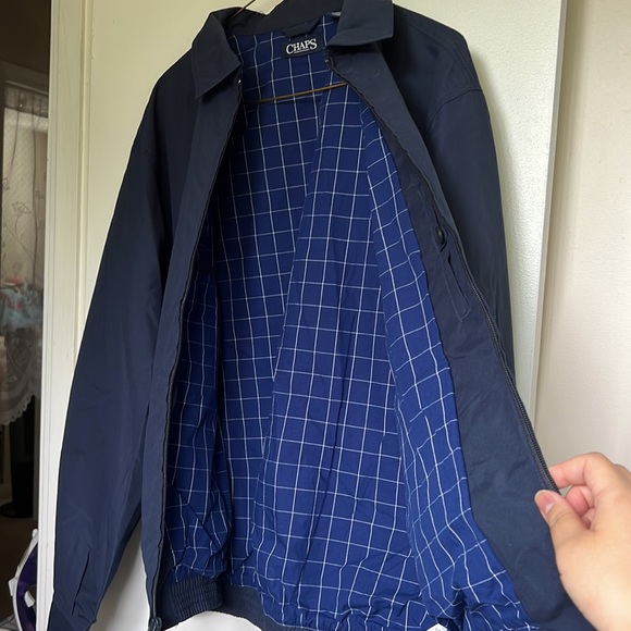 Men’s light jacket for everyday use in navy blue - Picture 2 of 5